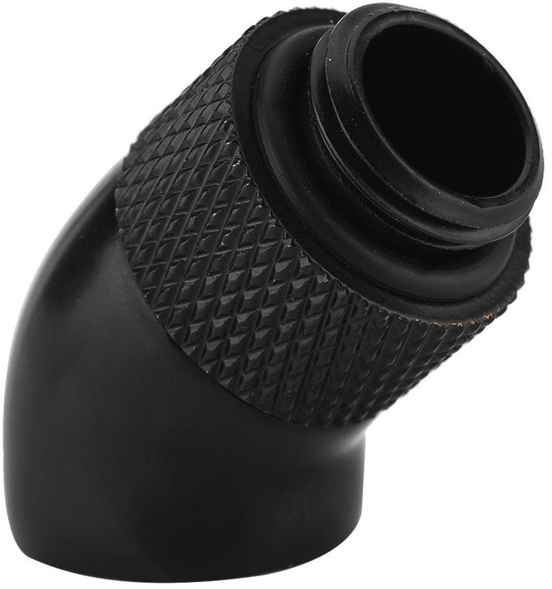 SPHProducts - Rotary Adapter - 360 Graden Rotatie - Duurzaam en Betrouwbaar - Zwart - G1/4" Draad - Geschikt voor CPU Waterkoeling - 1 Stuk