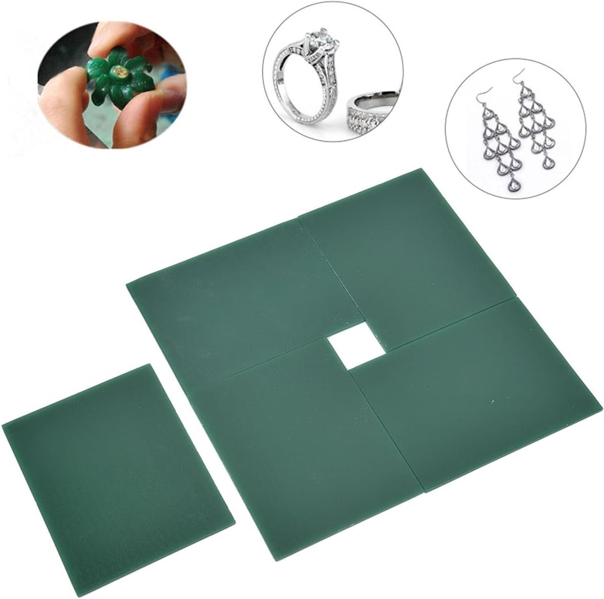 Set van 5 stuks 2mm Wax Pen voor Sieradenbewerking, DIY Ring Maken en Gieten, Inclusief Gereedschap en Accessoires voor Creatieve Klussen