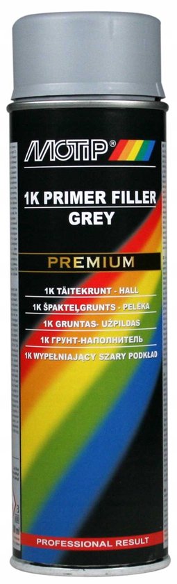 MoTip Base de maquillage Filler GRIS en aérosol 500 ml
