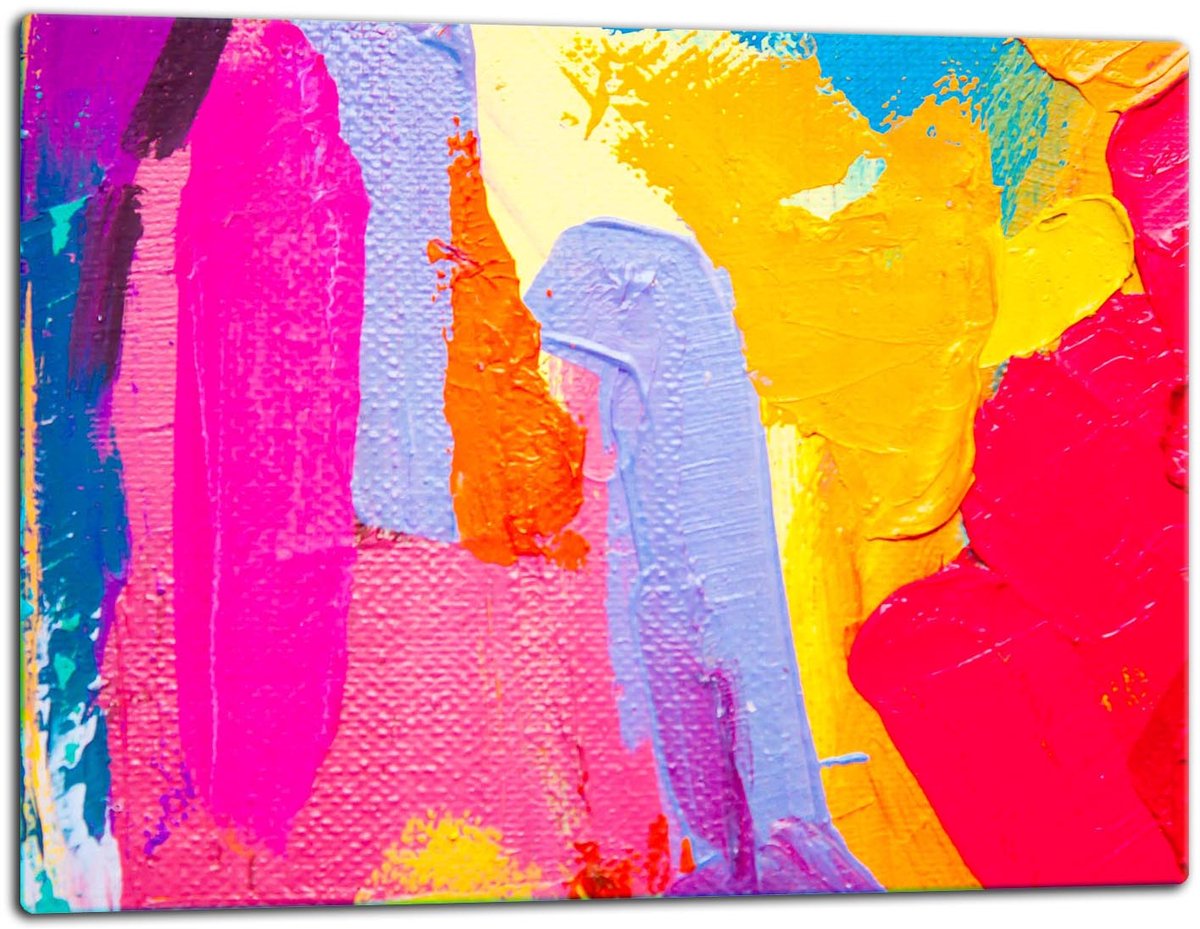 TMK ArtDeko Serie - Snijplank - Glas - 52x40cm - Kleurig