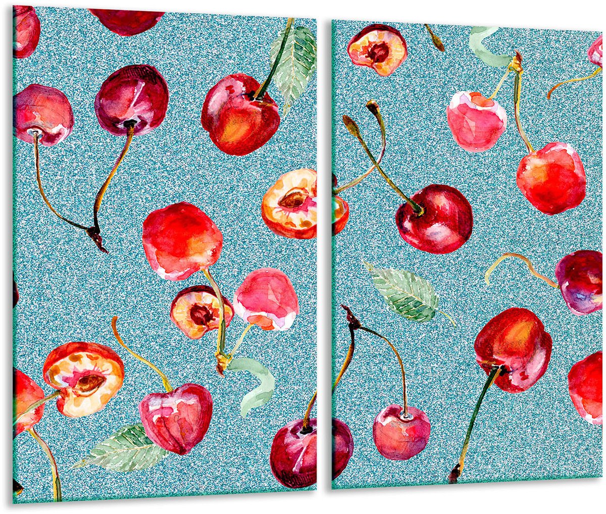 TMK ArtDeko - Glazen Snijplank - 2x 30x52 cm - Inductiekookplaat
