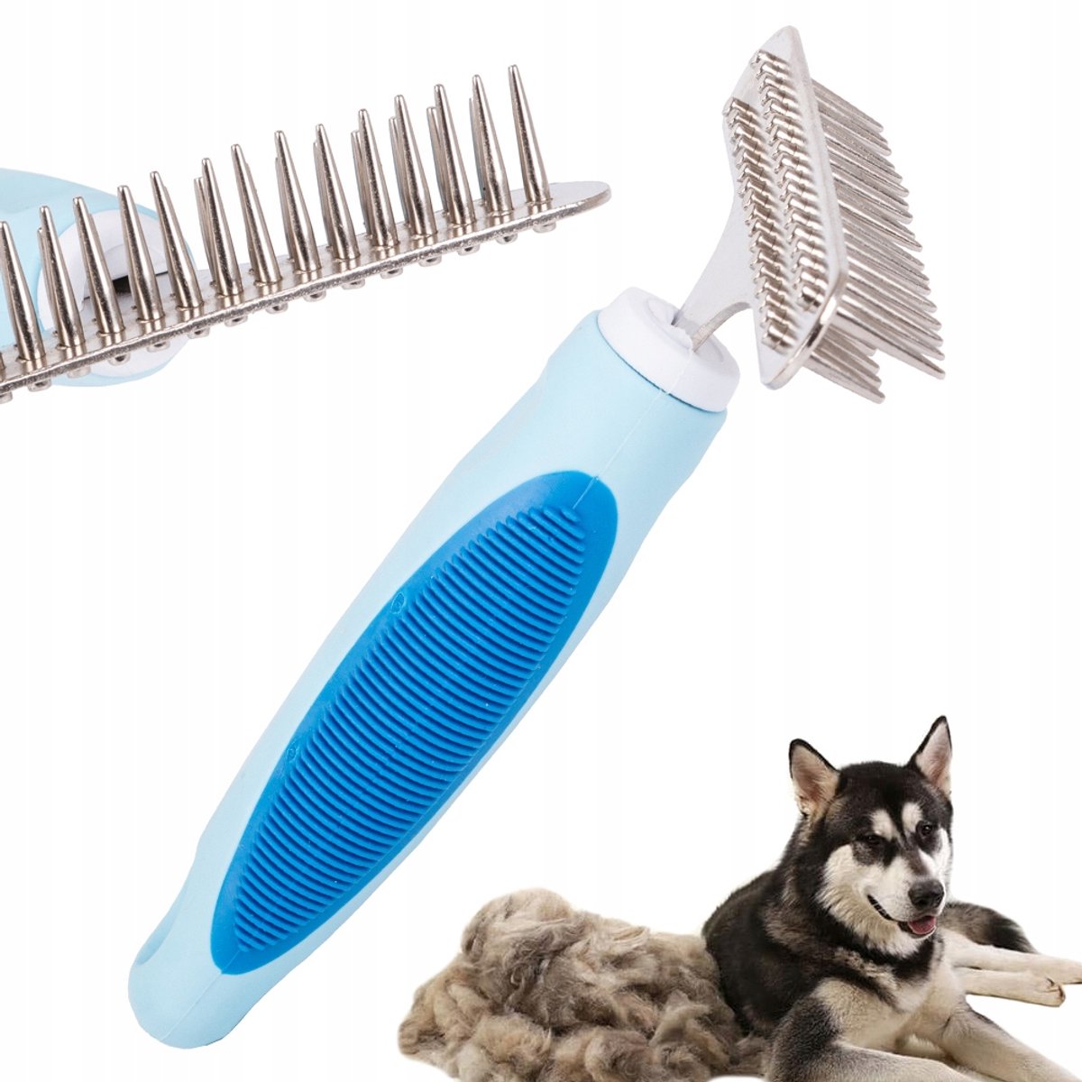 OUYAYING Serie - Dierentrimmer - Roestvrijstaal - 35 Tanden - Rubber Handvat