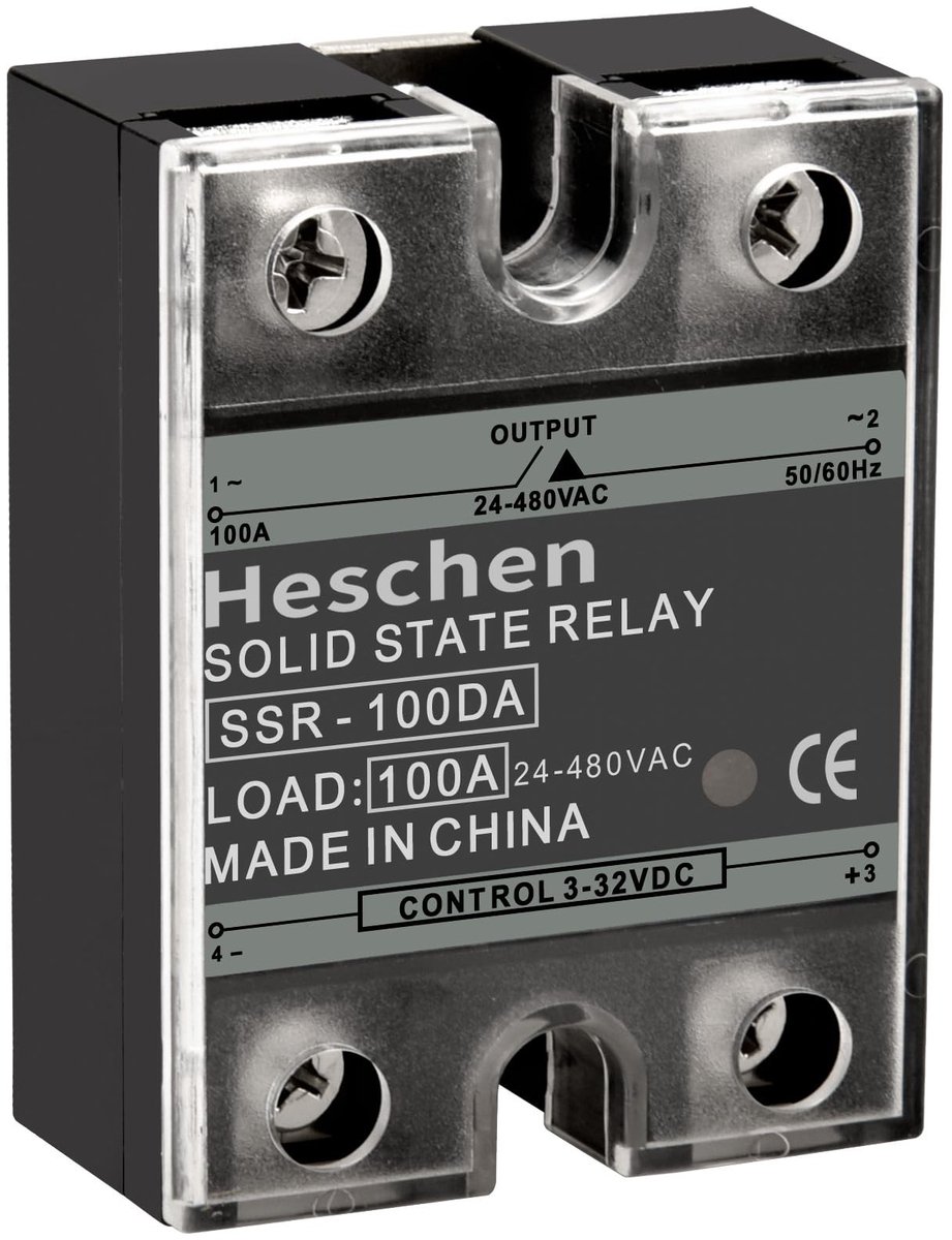 Golden crown - DC/AC Solid State Relais - 100A - Hoge prestaties - Compact formaat - Betrouwbare schakeling - Ideaal voor automatisering - Geschikt vo