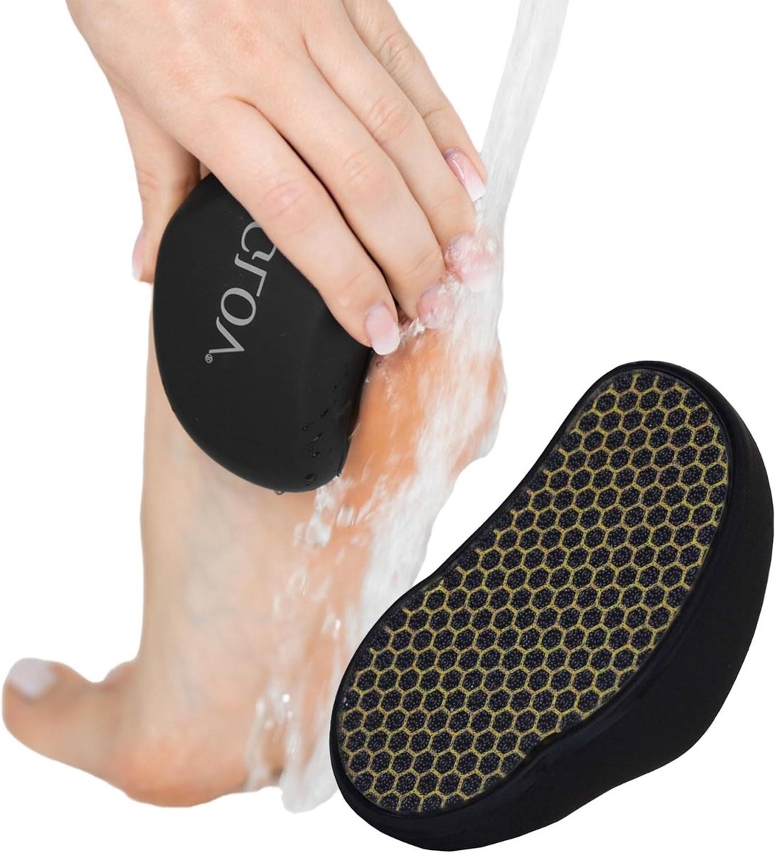Glazen Voetvijl - Eeltverwijderaar Pedicure - Pijnloos Eelt Verwijderen - Ergonomisch Handvat Nano Glas