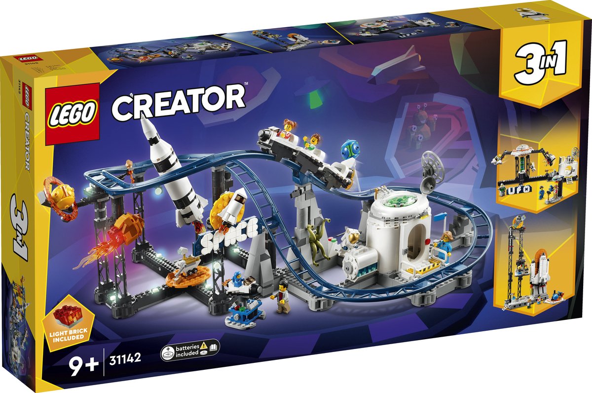 Bol.com LEGO Creator 3in1 Ruimteachtbaan - 31142 aanbieding