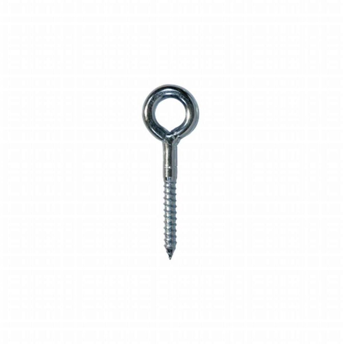 Oogschroef - Ringschroef schroefoog - Zware lasten bevestigen - Gegallvaniseerd corrosiebestendig - 12 x 90mm 1 stuk - Zink