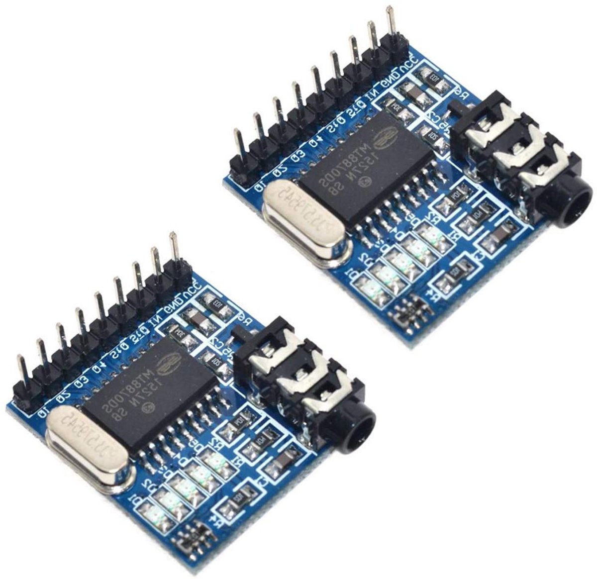 Voice Decoder Module - Telefoon Decoder - Data Ontvangen - MT8870 Chip - 2 Stuks - Groen