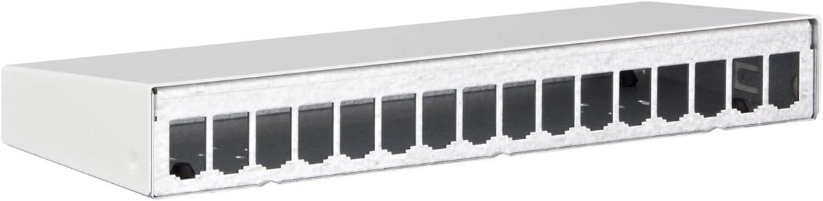 Netwerk Patchpaneel - Patchveld Netwerkverdeler - Netwerk Organiseren - 16 Poorten - 240.5 mm Breed - Wit