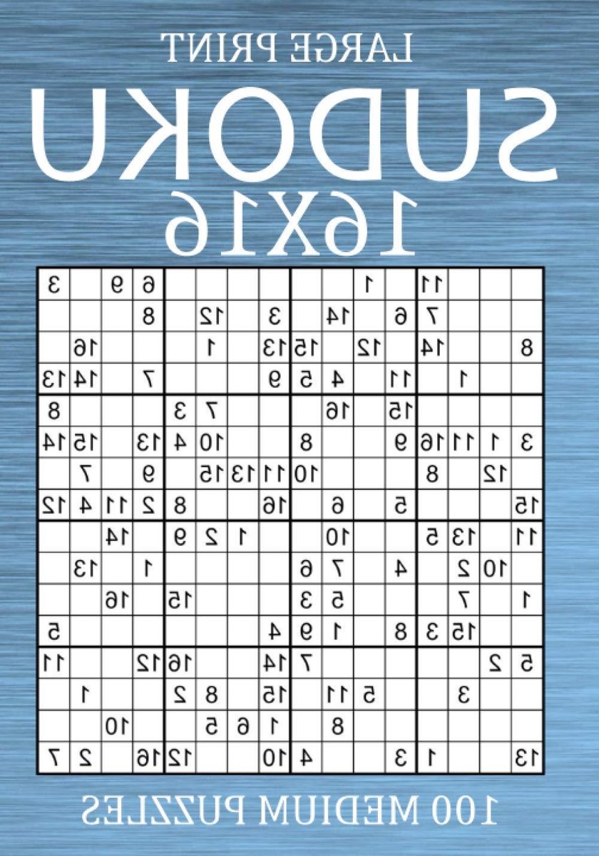 Sudoku Puzzelboek - Hexadoku Puzzel - Hersenen Trainen - Grote Cijfers - 16x16 Raster - N.v.t.