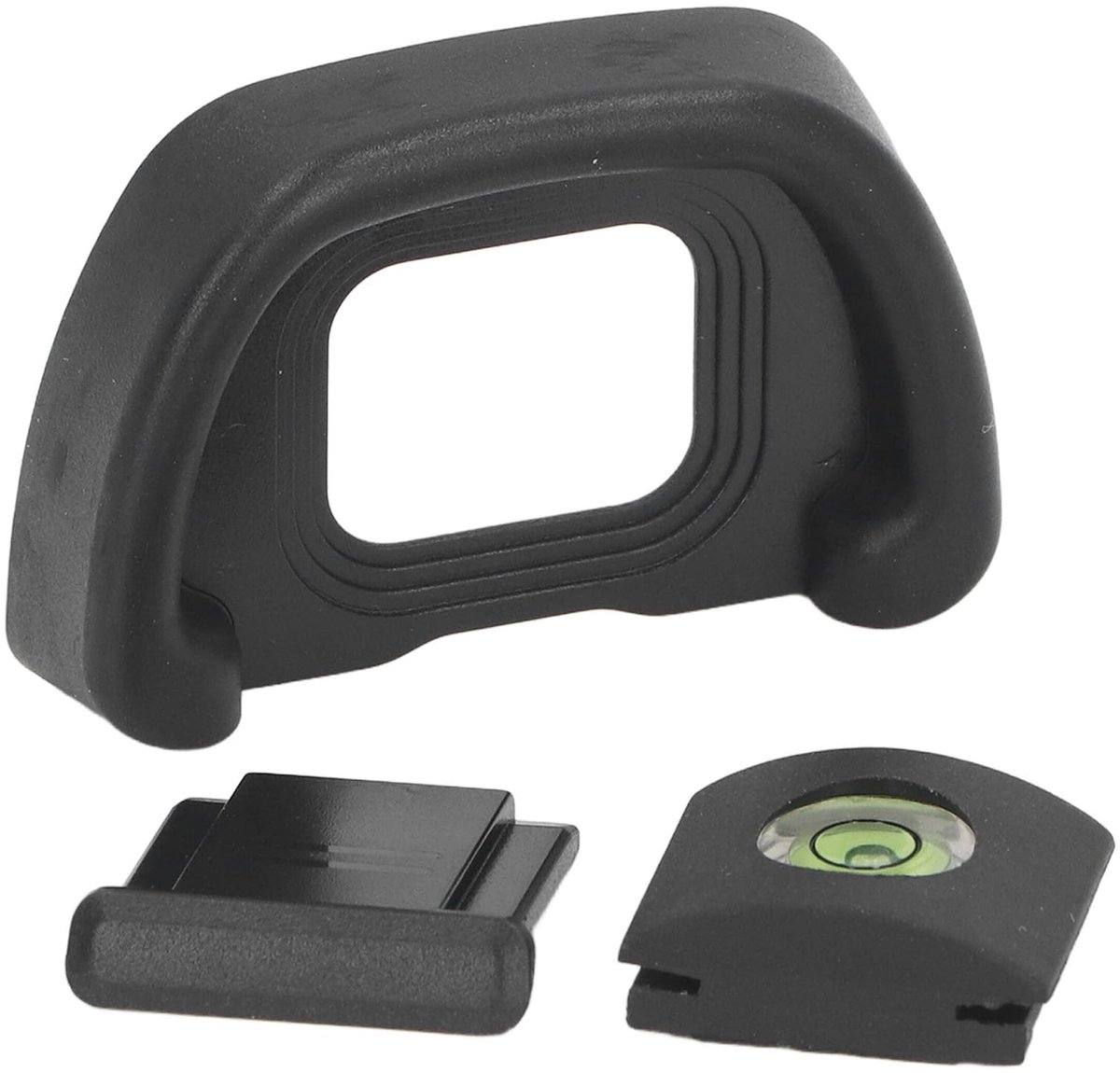 Jhubersproducts - D780 Oculair Oogschelp - Camera Accessoire - Comfortabele Oogschelp - 3 in 1 Set - Flitsschoenkap - Geschikt voor D780 Camera