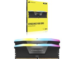 Corsair Vengeance RGB - RAM-geheugen - 64GB - DDR5 - 6000MHz - 2x 32GB - Intel XMP