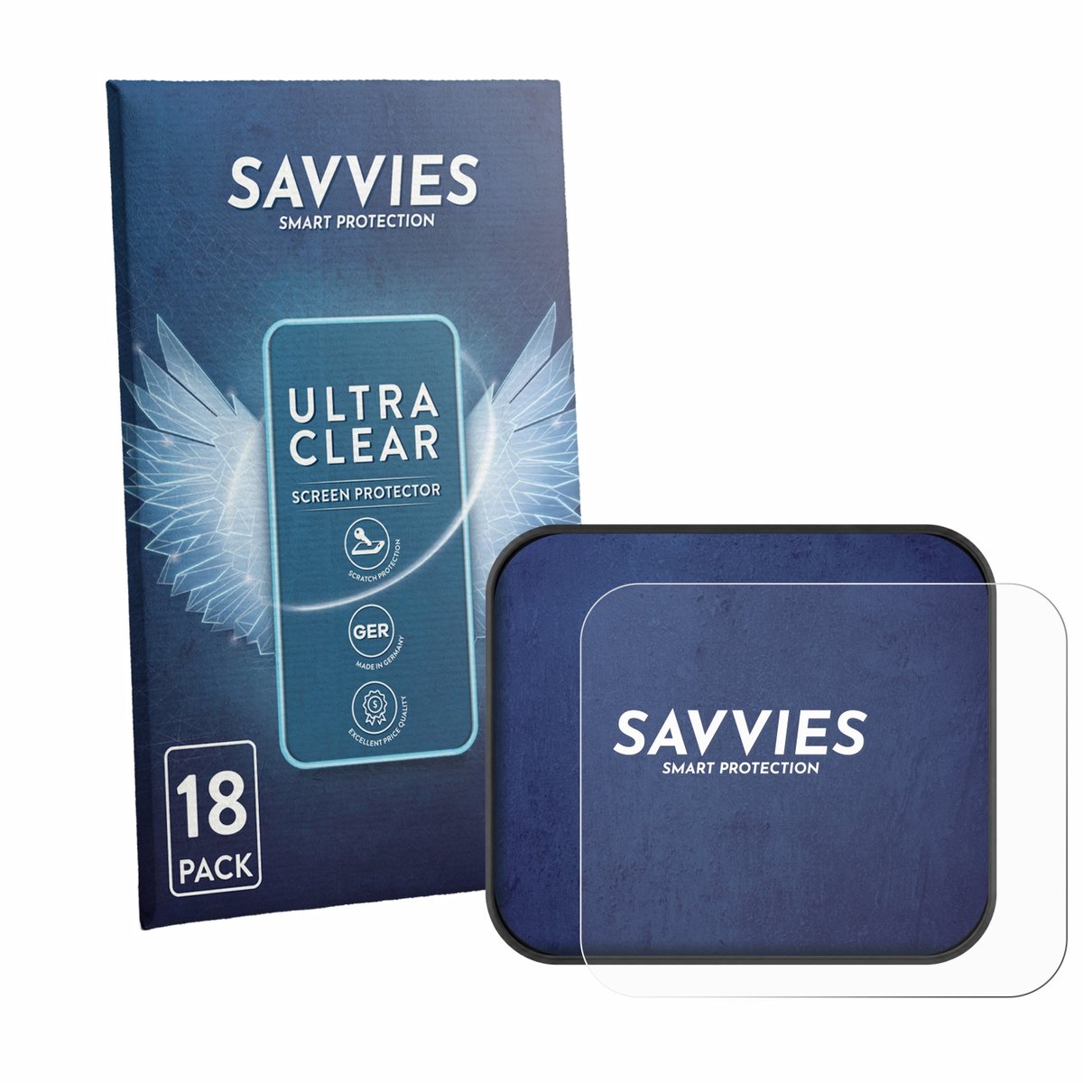 Savvies - Screenprotector voor Saphe T - Folie Beschermfolie transparant 18 Stuks