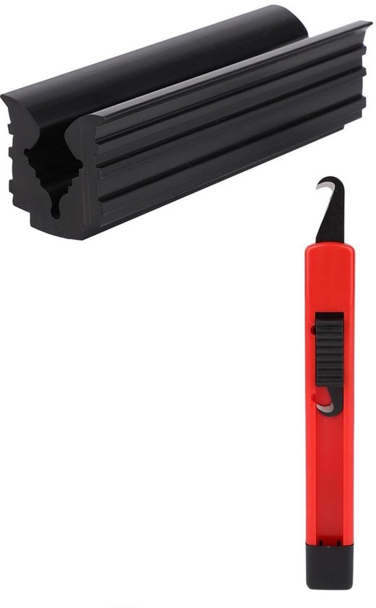 Golf Club Onderhoudsset - 13 Dubbelzijdige Tape Strips - Rubber Vise Clamp en Haakmes