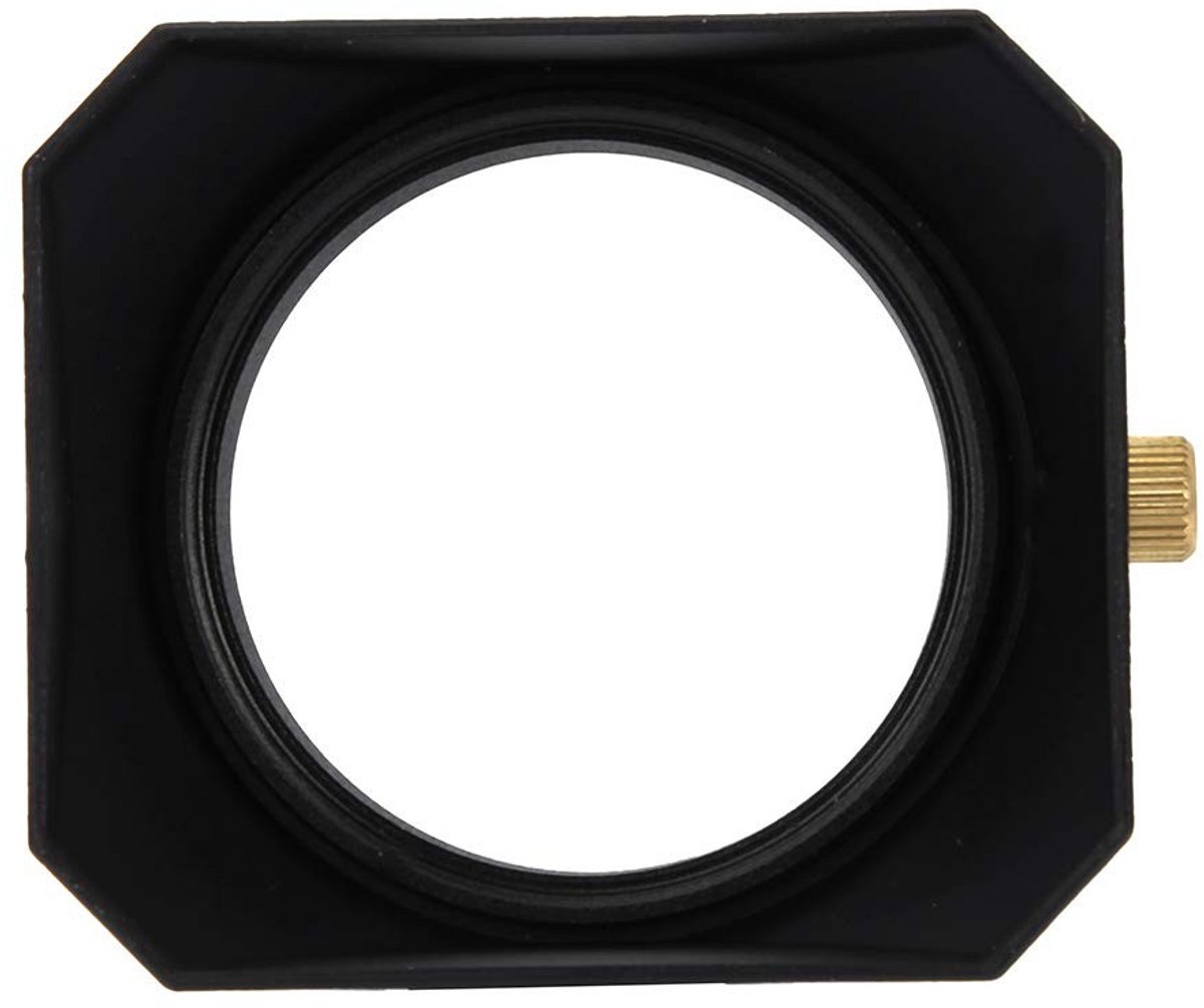 By shayne - Cameralenskap - Zonnekap - Geschikt voor spiegelloze camera's - 55MM - Bescherming tegen zonlicht - Hoogwaardige aluminiumlegering - Zwart
