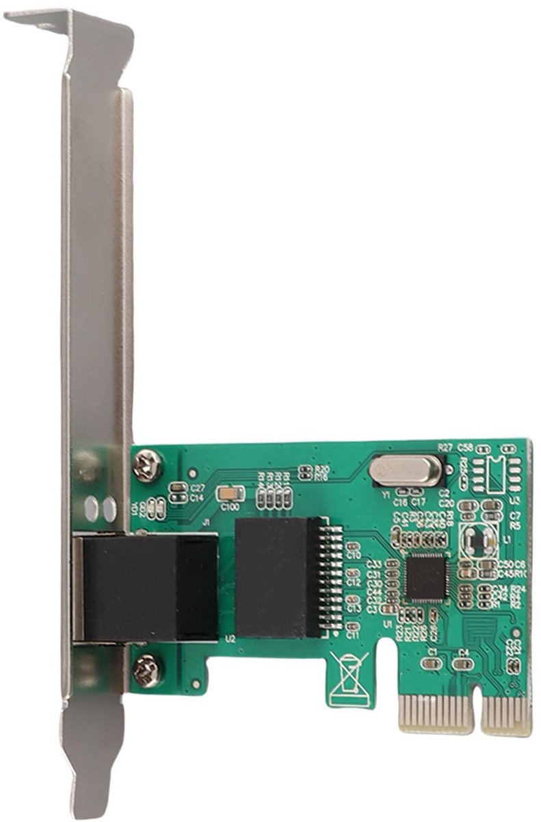 By shayne - PCI-E Gigabit Ethernet Netwerkkaart - 10/100/1000 Mbit/s - Plug and Play - Geschikt voor Desktop - Realtek 8111E - Netwerkadapter