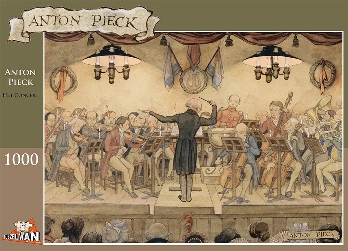 Anton Pieck Het Orkest Puzzel 1000 Stukjes