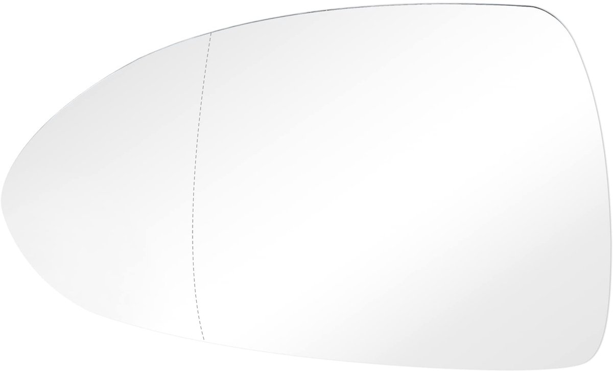 Dailygoods - Linker Buitenspiegel - Verwarmd Spiegelglas - Hoogwaardige Kwaliteit - 22,1 x 14 x 4,2 cm - Geschikt voor Opel Corsa D 2006-2014 - Inclus