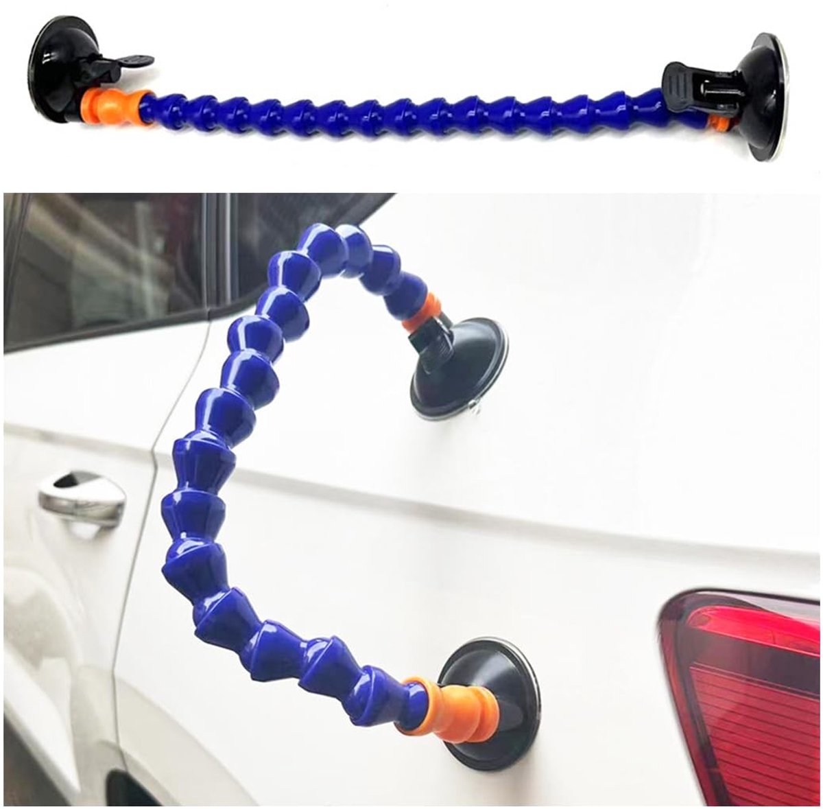 Dailygoods - Reparatie Kit Auto Deuken - Universeel - Duurzaam - Blauw - Trekker voor Voertuigen - Voor het Verwijderen van Deuken
