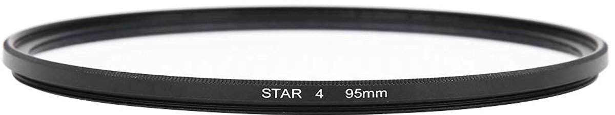 Dailygoods - Star Filter - Sterfilter - Perfect voor Nachtfotografie - 95mm - Optisch Glas - Ideaal voor SLR-camera's - Lichtgewicht en Duurzaam