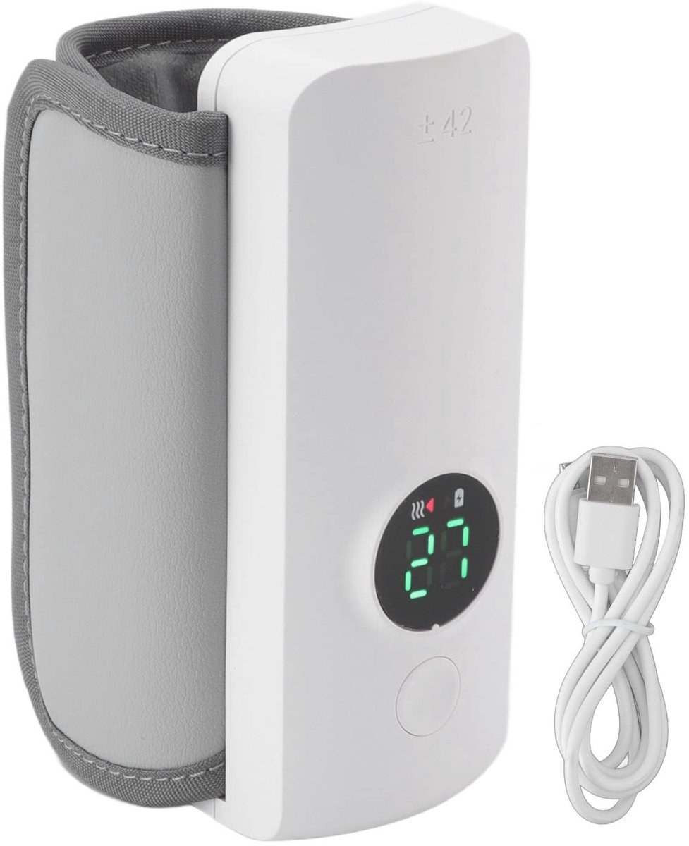 Zeynomax - Babyflessenkoeltas - Geïsoleerd - Draagbaar - Zwart - USB-opladen - Voor moedermelk - 18W model