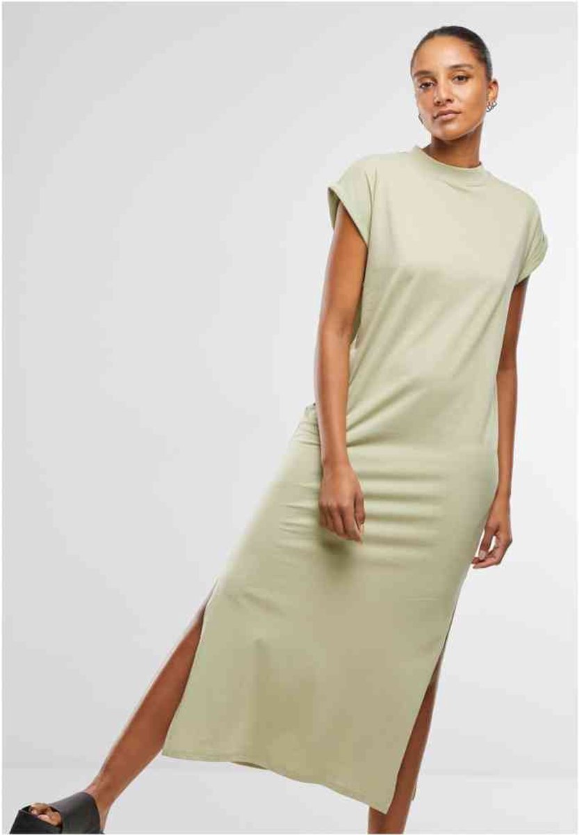 Urban Classics Long Extended Shoulder Lange jurk 4XL Groen