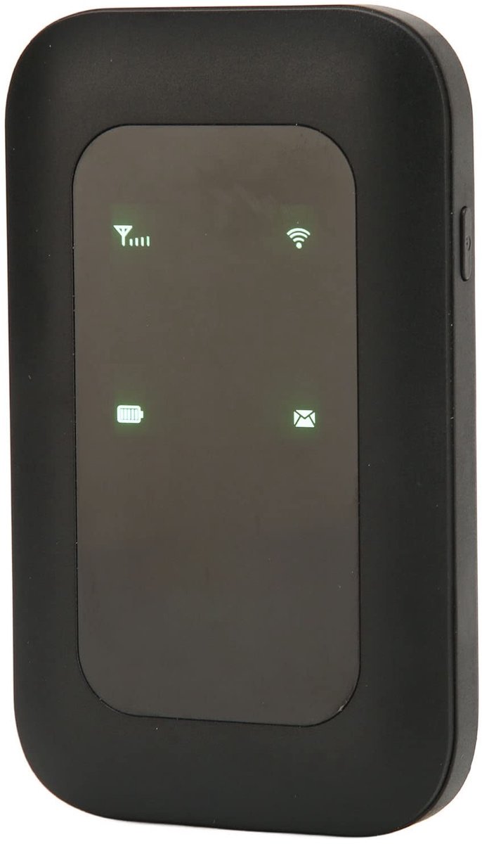 Dailygoods - 4G Mobiele Hotspot-router - Draagbare Wifi-hotspot - Hoge Snelheid - Zwart - Ondersteuning Simkaart - Wereldwijd Wifi voor Laptop en ...