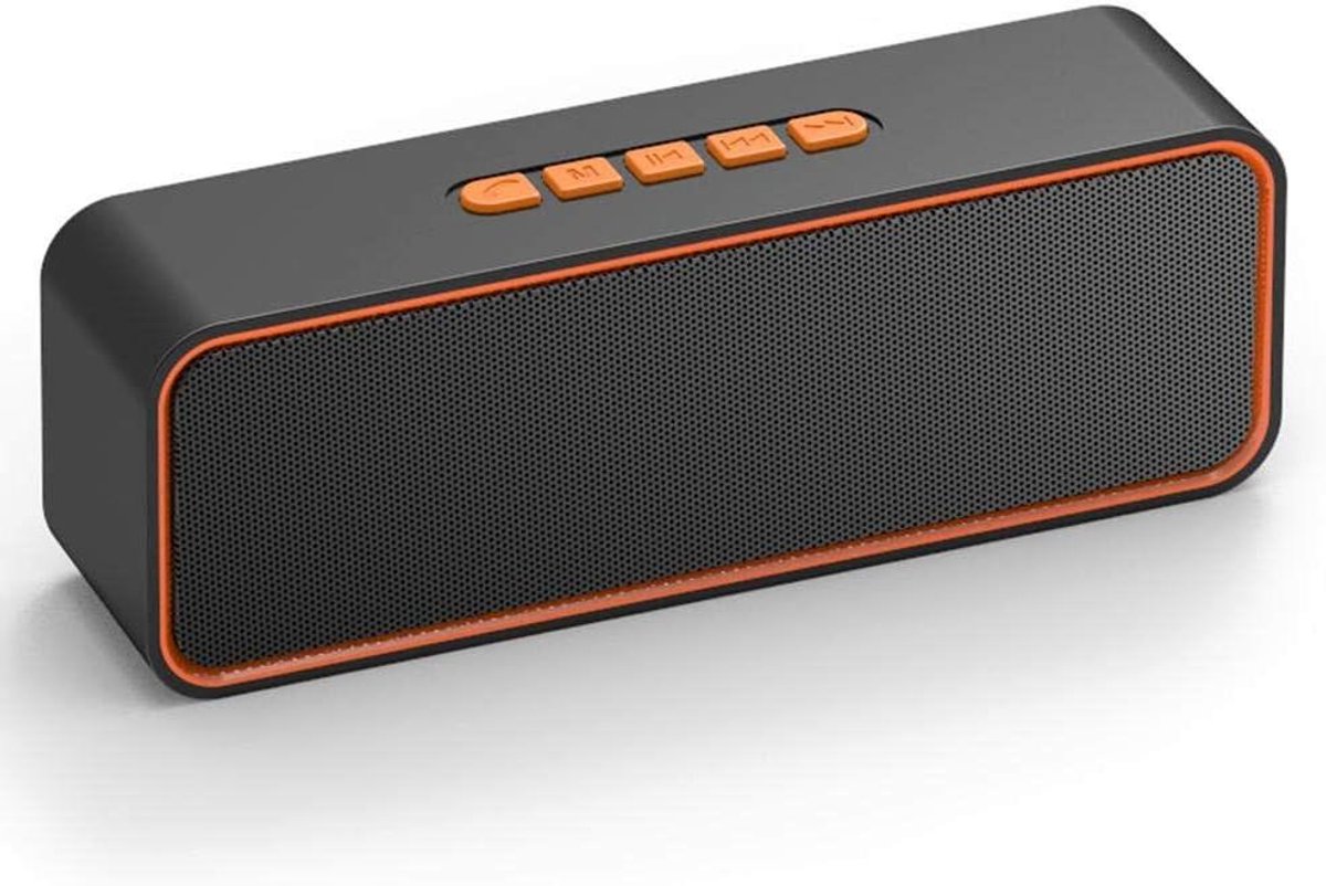 Draagbare luidspreker - Bluetooth speaker - Muziek afspelen - TWS dubbel geluid - 18 cm - Blauw