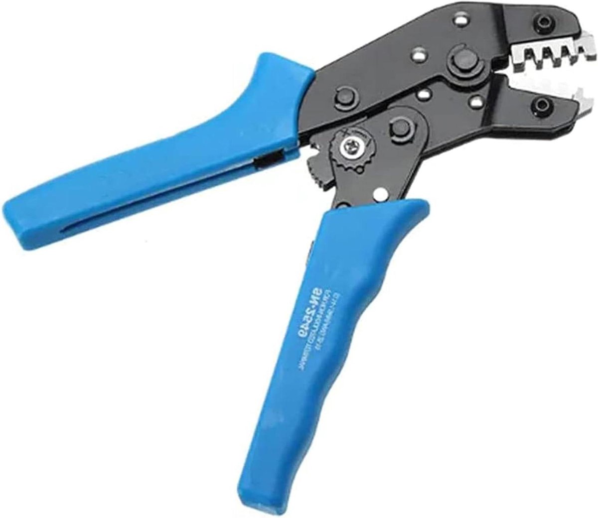Krimptang - Krimpgereedschap - Elektronica Reparatie - Zelfinstellende Klemmen - 190 mm - Blauw