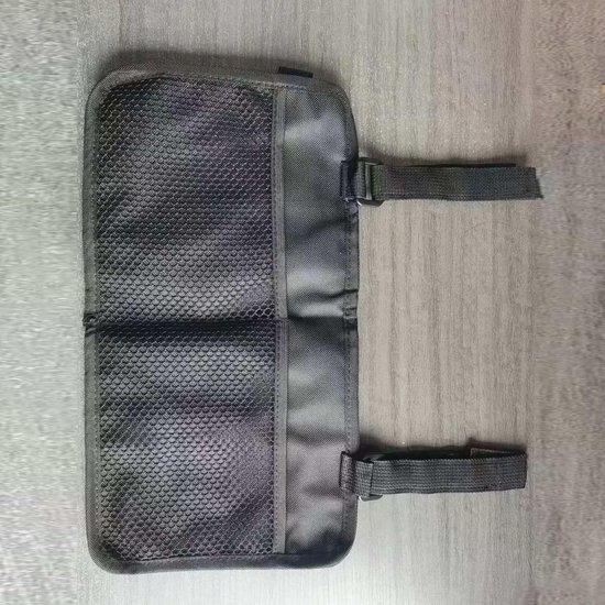 Rolstoel Organizer - Reis Tas - Spullen Meenemen - Morsbestendig Ontwerp - 355 x 19 cm - Zwart — afbeelding 4