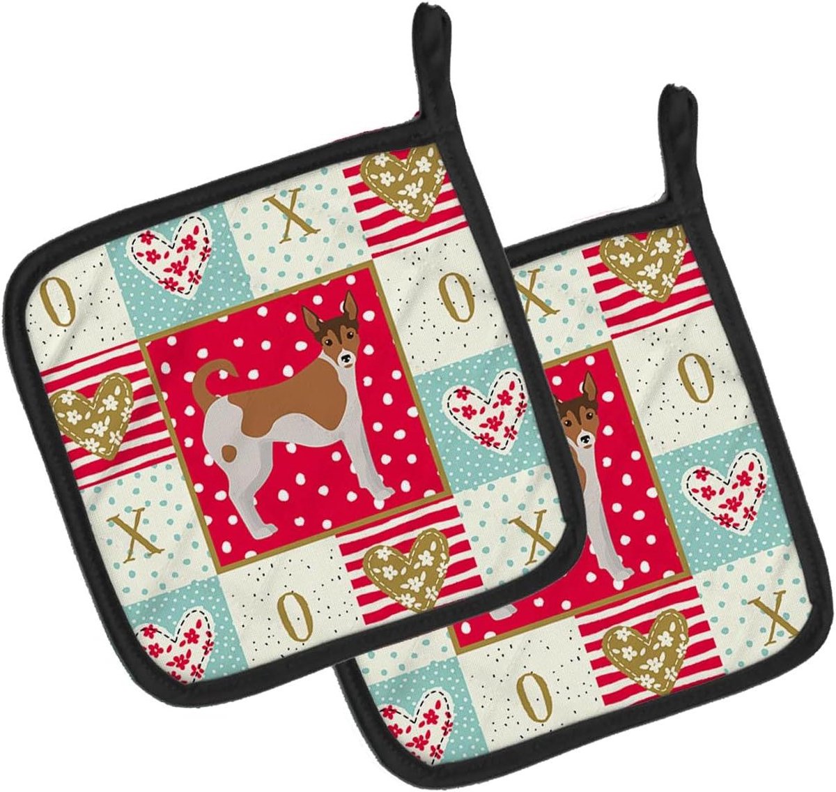 Pannenlappen - Keuken textiel - Keuken bescherming - Hittebestendige lagen - 7 1/2 x 7 1/2 inch - Multicolor