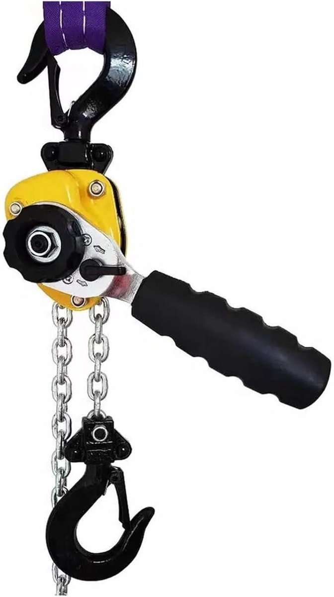 Hefboom Hoist - Handtakel Takel - Zware Ladingen Hefen - Compact Lichtgewicht - 250 kg Capaciteit - Zilver