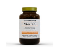 NATURAMedicatrix NAC 300 Capsules - N-Acetylcysteïne 300 mg - Voorloper van Glutathion - Antioxidant Ondersteuning - 60 Capsules