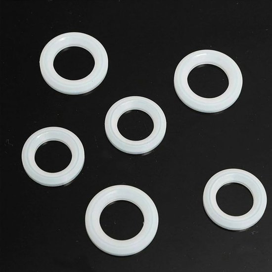 Verfspuit Afdichtring Set - Reparatieset Onderdelen - Apparatuur Onderhoud - Hoge Temperatuur Bestendig - 22 Stuks - Niet Gespecificeerd — afbeelding 2