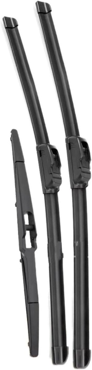 Ruitenwisserbladen Set - Voorruitborstels - Veilig Rijden - Versterkte Coating - 26 16 12 inch - Zwart