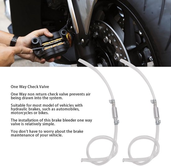 Remontluchtingsset - Remvloeistof Gereedschap - Onderhoud Voertuigen - Efficiënte Luchtverwijdering - Universeel - Transparant — afbeelding 3