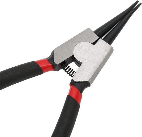 SnelShoppen - Lock Ring Pliers, Rechte Externe Ringverwijderaar, Carbon Staal met Rubber Handvat, Precisie Gereedschap voor Thuis, Werkplaats en Servi van Snelshoppen — afbeelding 3
