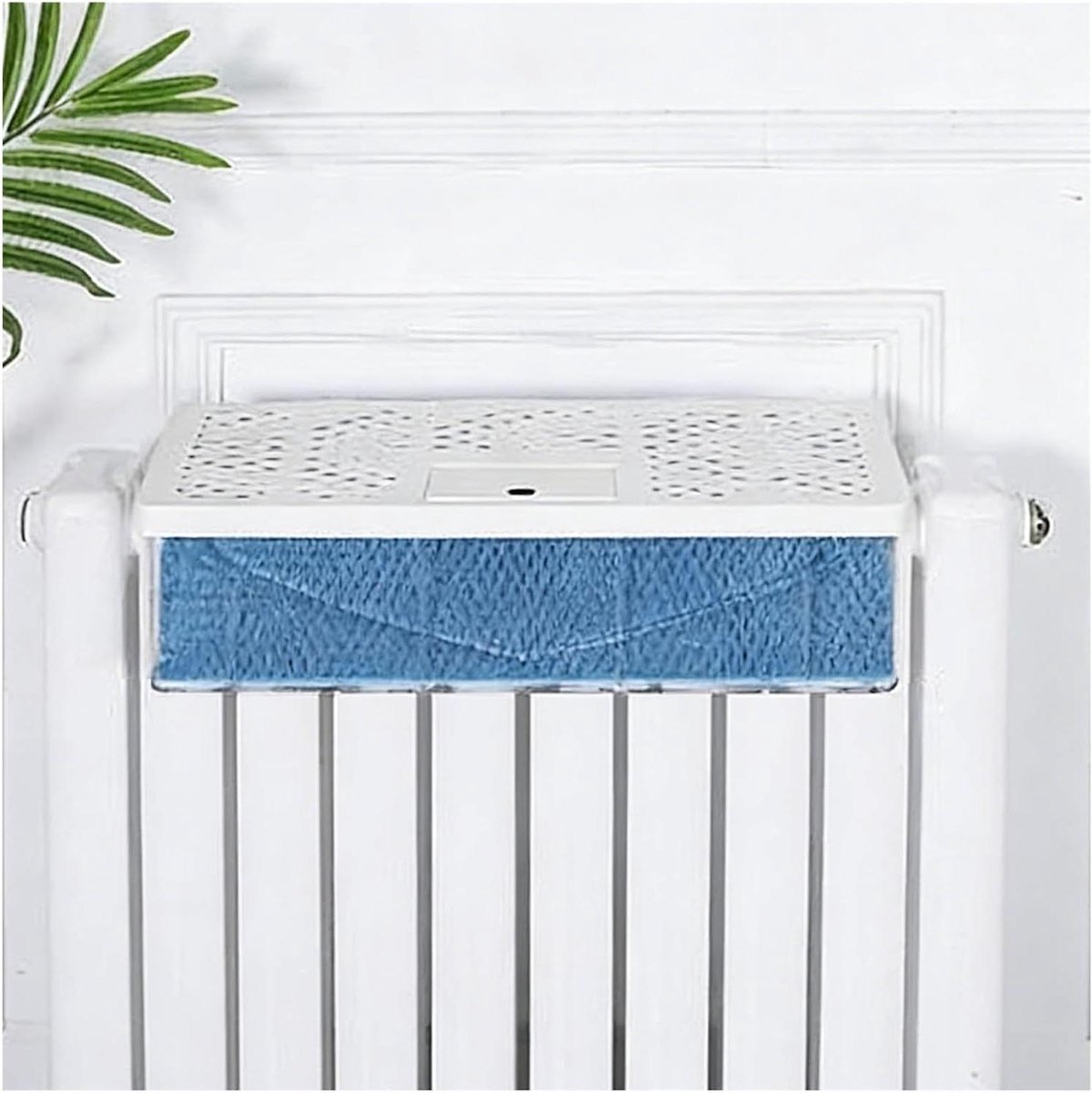 Radiator Luchtbevochtiger - Waterreservoir Verwarmer - Luchtvochtigheid Verhogen - Stille Verdamping - 50x17x11cm - Transparant