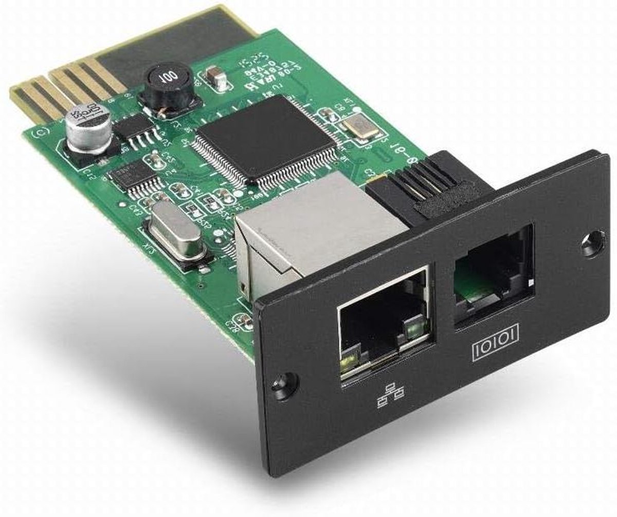 UPS Netwerkkaart - Beheer Module - Server Bewaken - Afstandsbewaking - Compact Model - Zwart