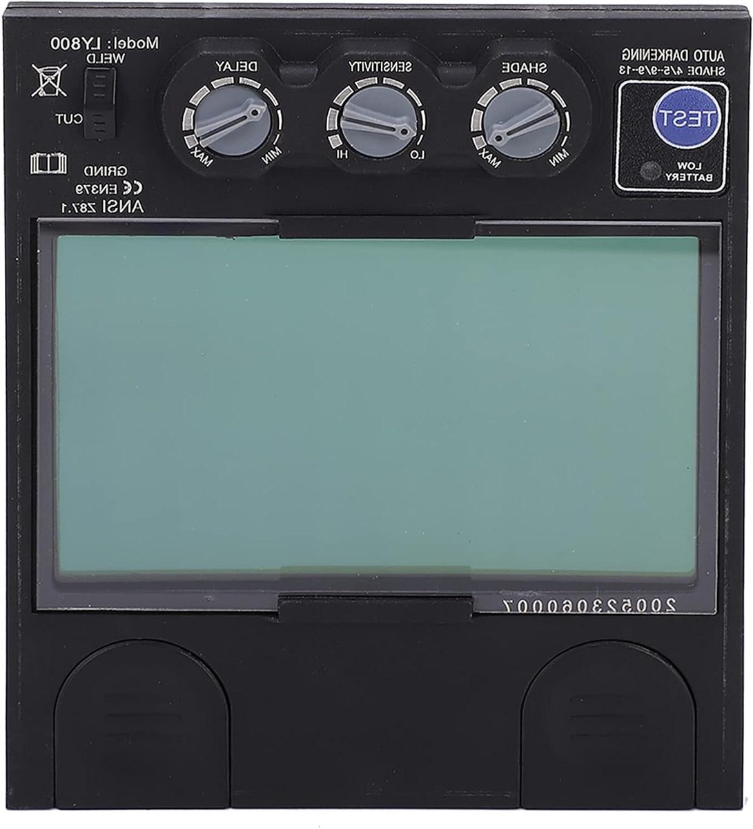 Laslens Zonne-automatisch - LCD Dimmasker - Veilig Lassen - Brede Zichtveld - 14 x 12 x 5 cm - Zwart