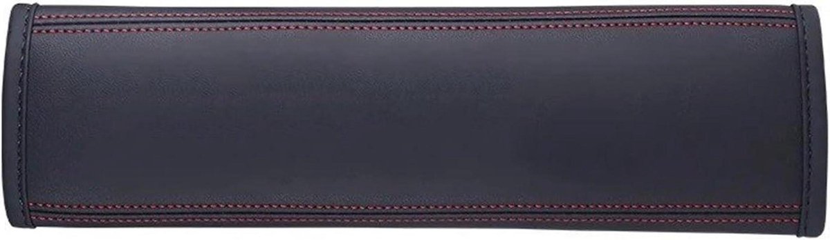 Gordelkussen - Schouderbeschermer - Comfortabel Rijden - Zacht Pluche Materiaal - 22 cm - Zwart