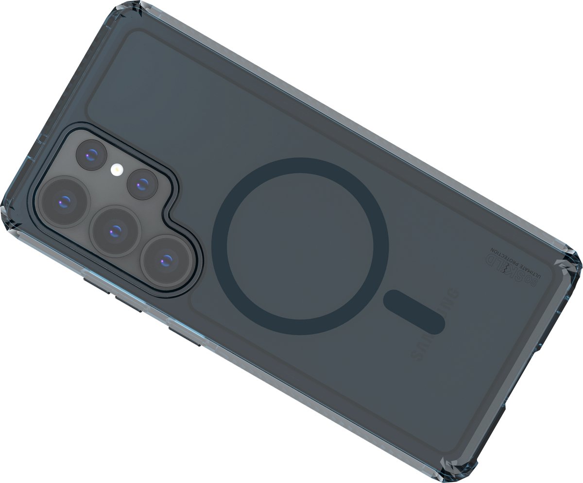SoSkild geschikt voor Samsung Galaxy S25 Ultra Defend 2.0 Heavy Impact Case Smokey - Grijs
