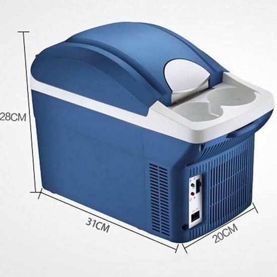 Draagbare mini-koelkast 12V - 8 liter auto en vrachtwagen van Merkloos — afbeelding 3