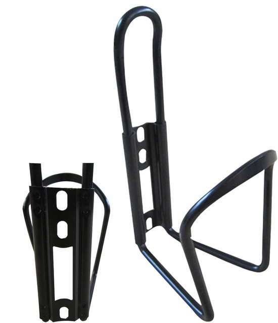 Fietsflessenhouder - Bidonhouder fiets - Hydratatie tijdens fietsen - Roestvrij aluminiumlegering - Universele pasvorm - Zwart — afbeelding 2