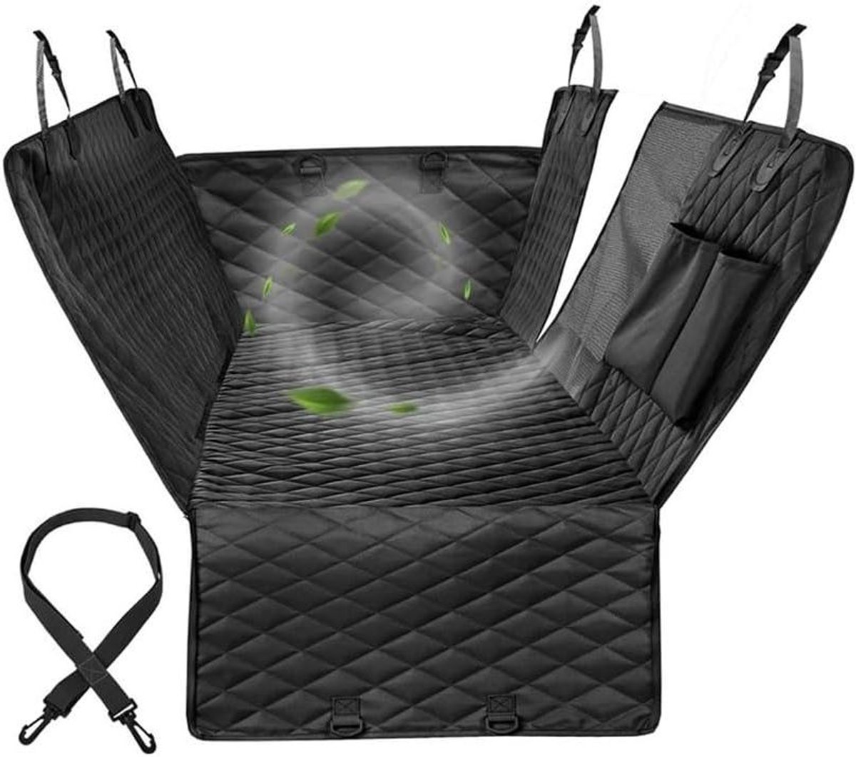 Hondenautostoelhoes - Reismat Huisdier - Veilig Reizen - Waterdicht Oxford Materiaal - 162 x 153 cm - Pickup Canopy