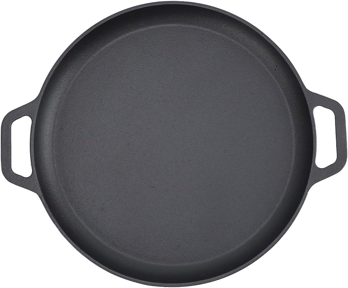Pannenkoekenpan - Platte koekenpan - Pancakes Bakken - Gelijkmatige warmte - 30 cm - Zwart