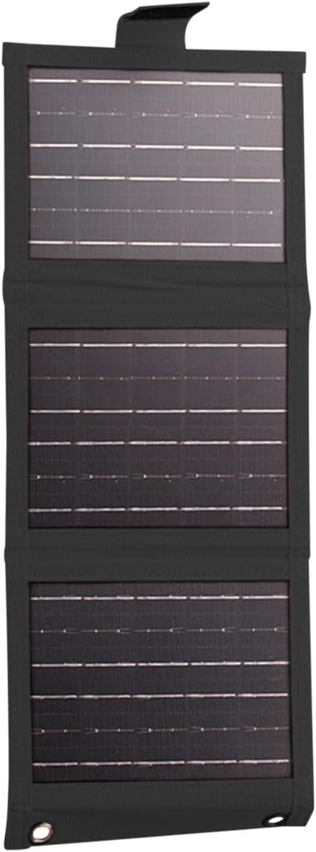 Zonne-oplader - Draagbare lader - Buiten opladen - Inklapbaar ontwerp - 10W - Zwart