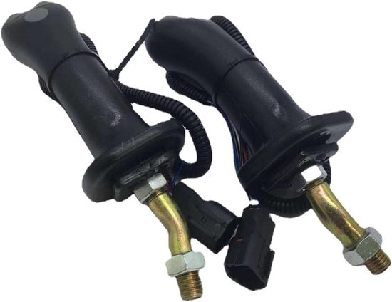 Graafmachine Joystickhandgrepen - Bedieningsknoppen - Nauwkeurige Bediening - Antislip Rubber Grip - 2 Stuks - Zwart — afbeelding 2