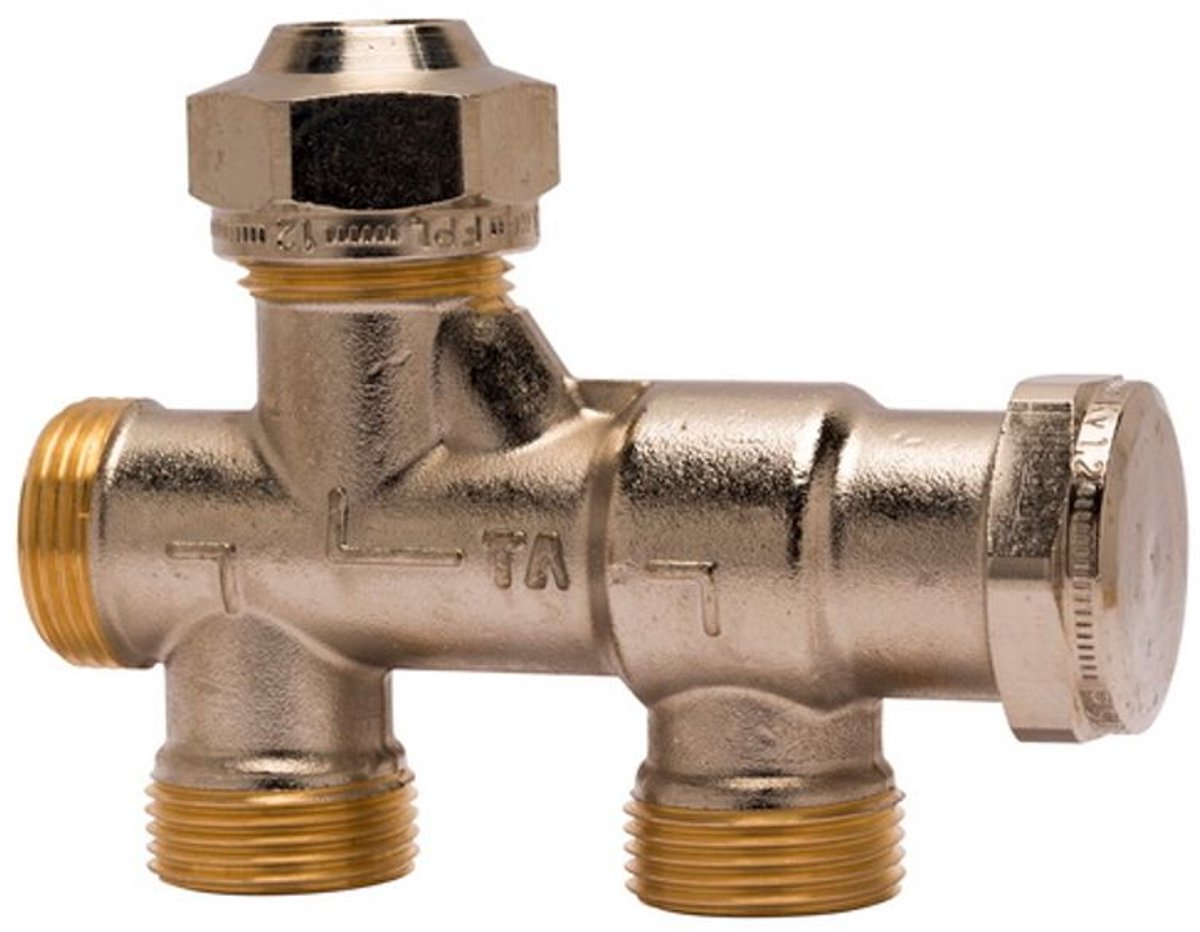 IMI Hydronic Engineering HEIMEIER Thermostatv. Flowrett RSD 821 M 22x1,5, Kvs-waarde 1,5, Eénpijps, DN10, 50801100