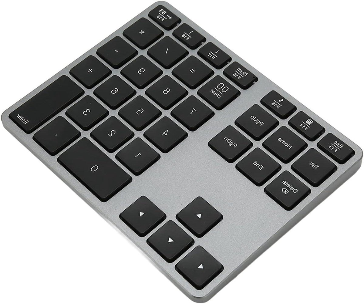 Nummerblok Toetsenbord - Numeriek Toetsenbord - Efficiënt Cijferen - Draadloos Type C - 35 Toetsen - Zwart