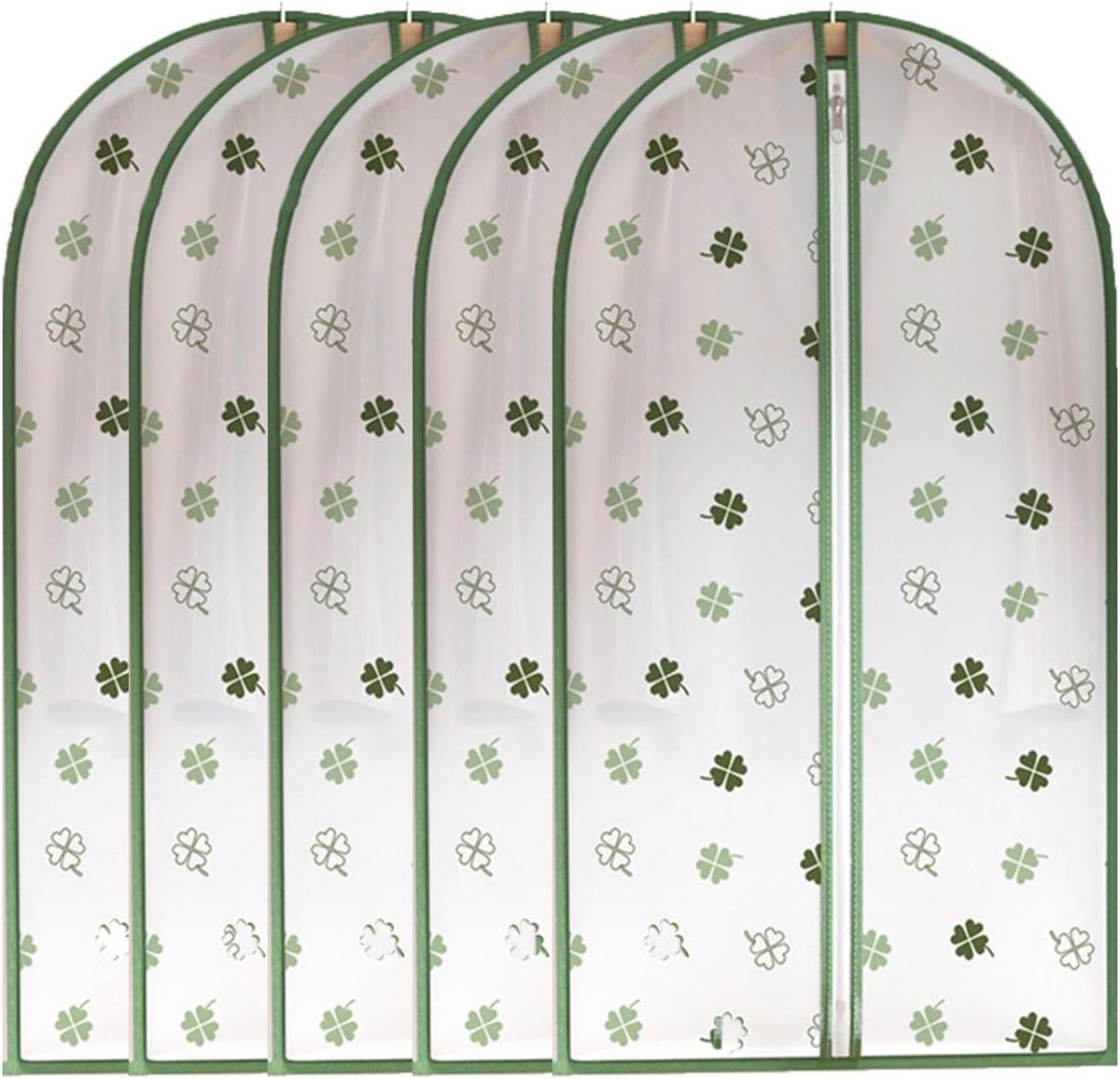 Kledinghoezen - Jas beschermers - Kleding opbergen - Vocht en stofwerend - 5 stuks 60x80cm - Mat doorschijnend